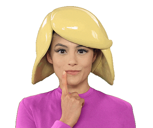 Woman looking flirtatiously